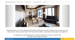 Desktop Screenshot of eastwoodcondo.com